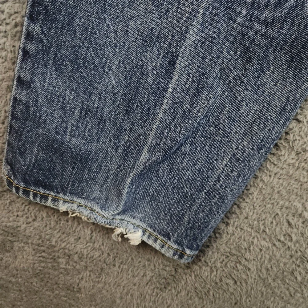 Levi's 517 Jeans Mens W34 L32 Blue Mid Rise Bootcut Faded Western Denim Pants